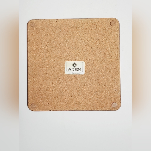 Lot Of 2 Vintage Claire Murray Coral Reef Trivets 1999 - Picture 6 of 7